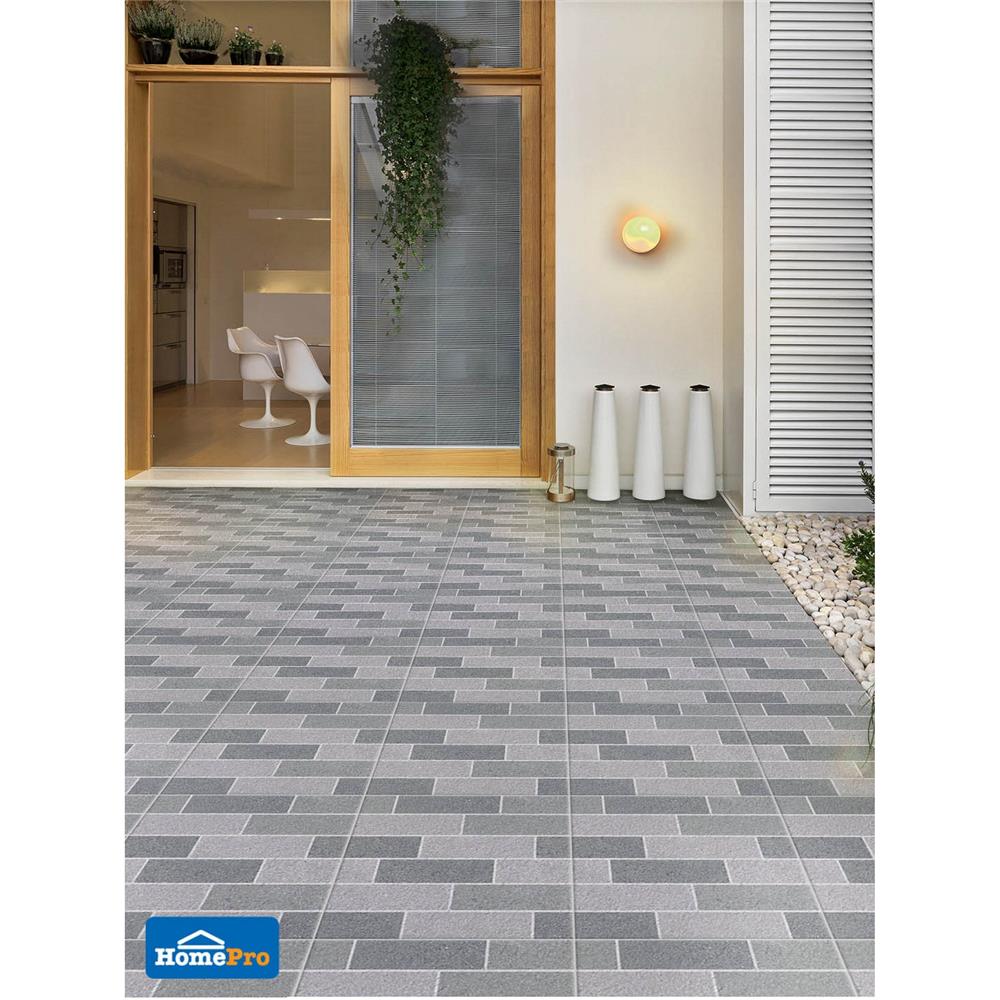 กระเบื้องพื้น 12x12 นิ้ว TARA โทบี้ เทา PM 1 ตร.ม.