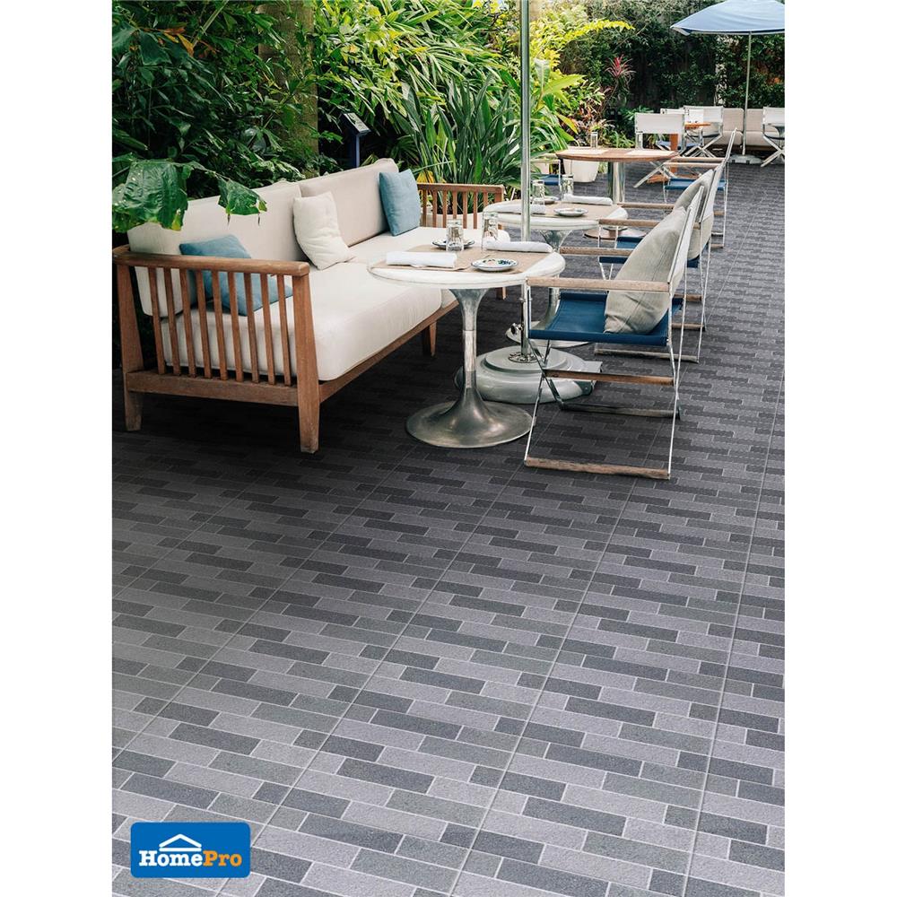 กระเบื้องพื้น 12x12 นิ้ว TARA โทบี้ เทา PM 1 ตร.ม.