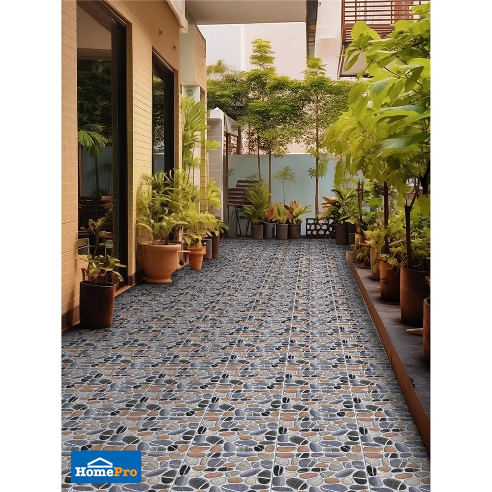 กระเบื้องพื้น 12x12 นิ้ว TARA เลนนี่ มิกซ์ เทา PM 1 ตร.ม.