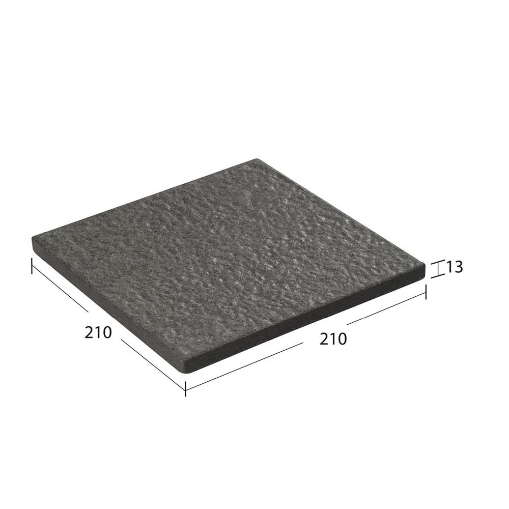 กระเบื้องดินเผา 8x8 นิ้ว KENZAI แกรนิตโต้ ซุปเปอร์แบล็ค 16P