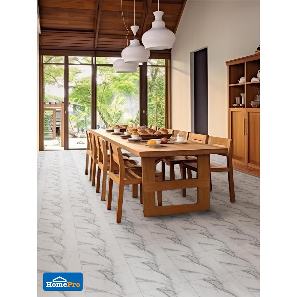 กระเบื้องพื้น 12x12 นิ้ว SMILE เอดก้าร์ ขาว A 1 ตร.ม.