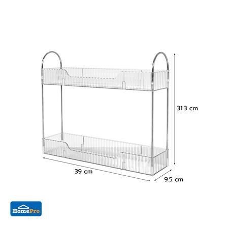 ชั้นจัดเก็บเครื่องสำอาง STACKO BREIS 39x9.5x31.3 ซม. สีใส_6