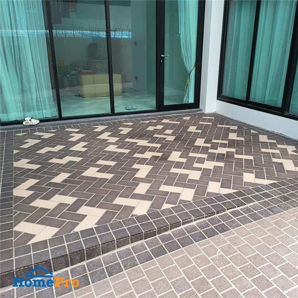 กระเบื้องดินเผา 4x8 นิ้ว KENZAI แกรนิตโต้ ซุปเปอร์แบล็ค 30P