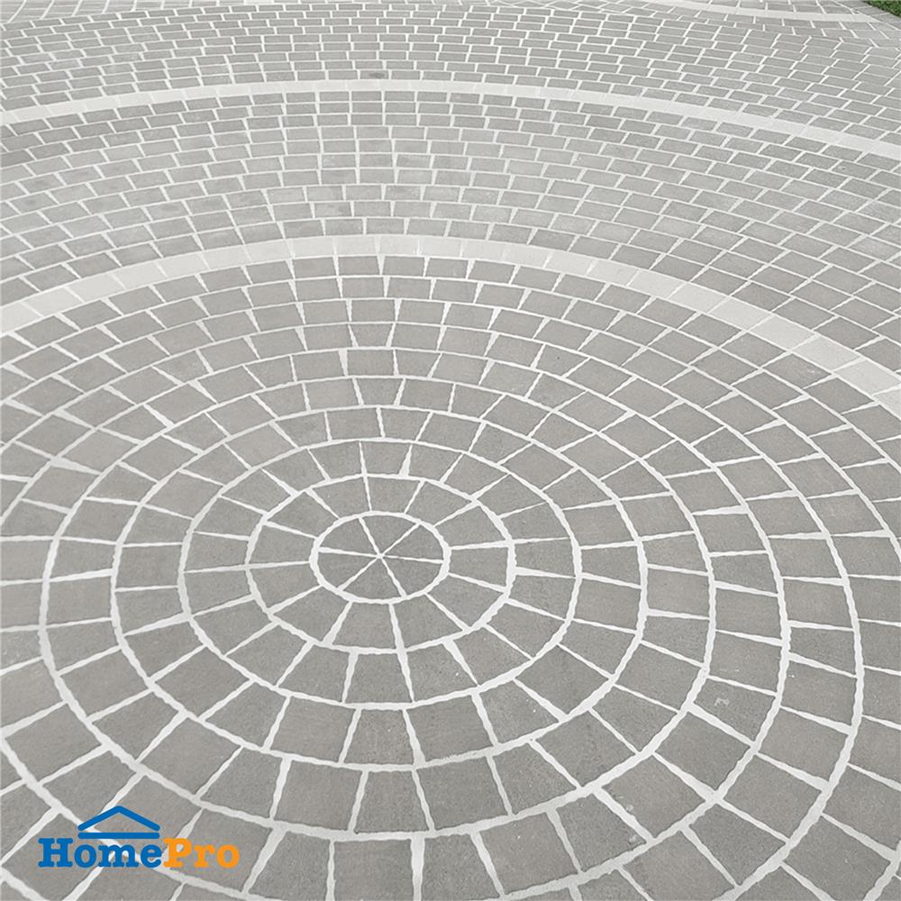 กระเบื้องดินเผาคางหมู 6x10 ซม. KENZAI แกรนิตโต้ ไททาเนียมเกรย์ 70P