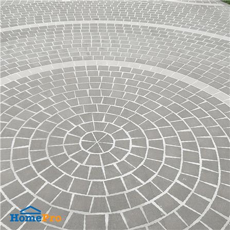 กระเบื้องดินเผาคางหมู 6x10 ซม. KENZAI แกรนิตโต้ ไททาเนียมเกรย์ 70P_2