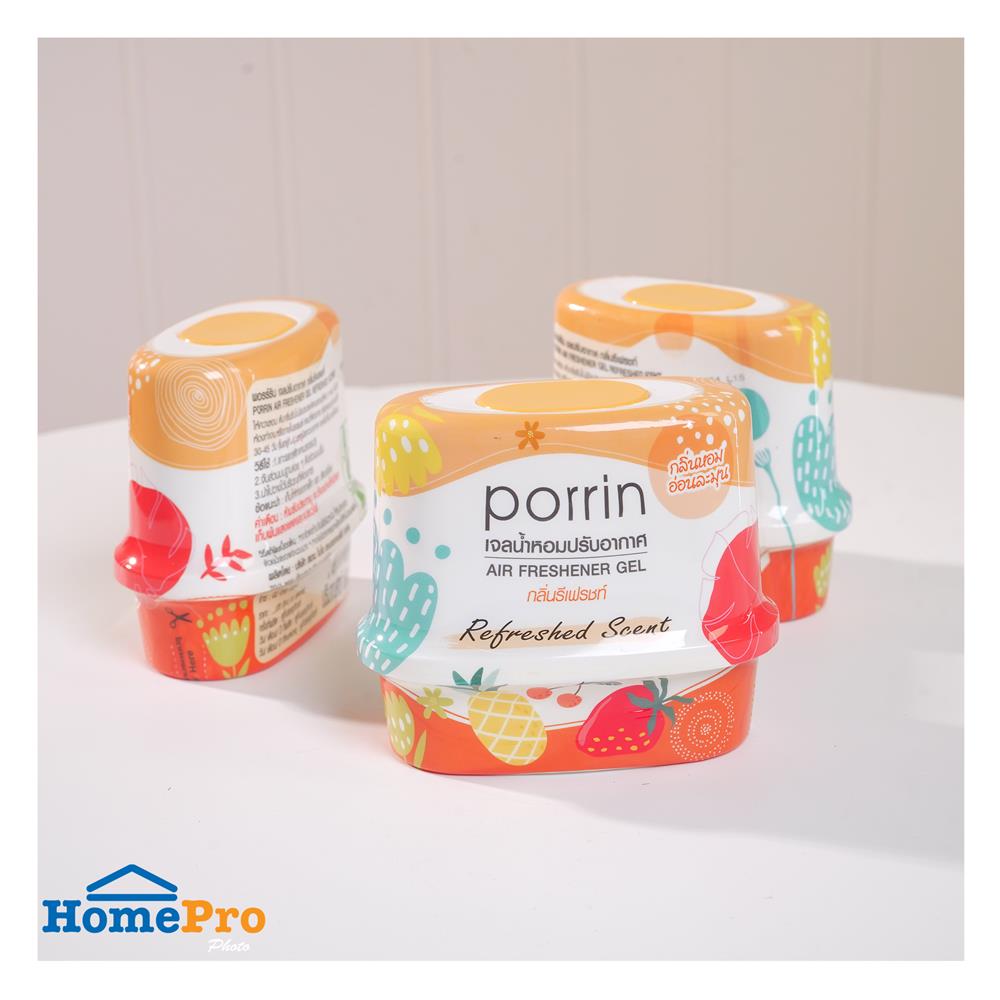 เจลปรับอากาศ PORRIN REFRESHED 180 กรัม แพ็ก 3 ชิ้น