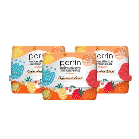 เจลปรับอากาศ PORRIN REFRESHED 180 กรัม แพ็ก 3 ชิ้น_0