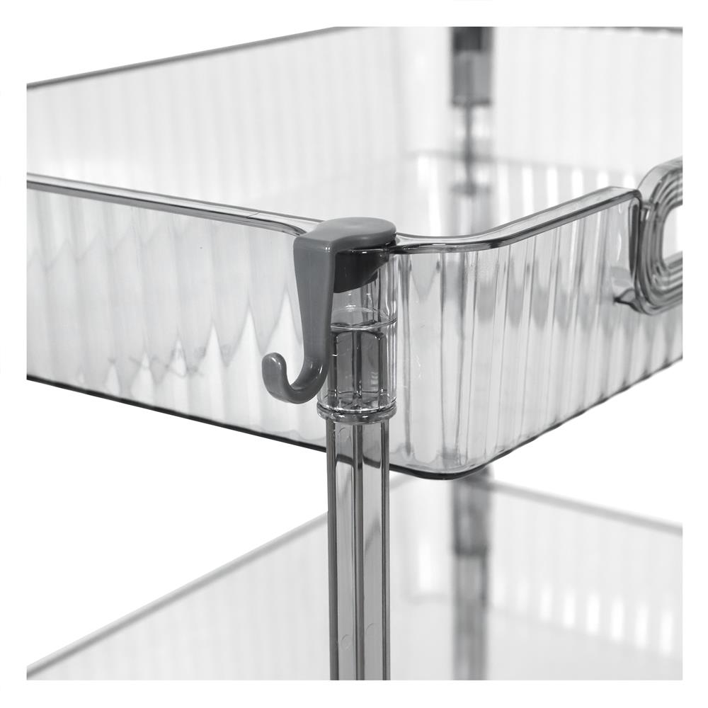 ชั้นวางของ 4 ชั้น STACKO BREIS 43.5x29x87 ซม. สีใส