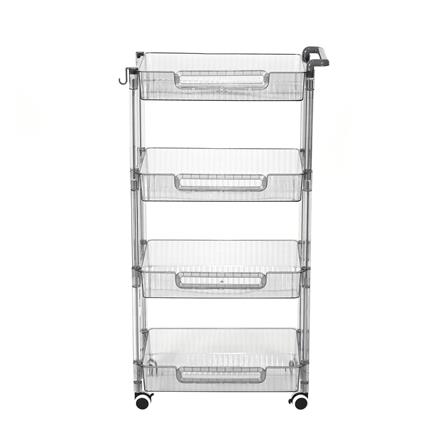 ชั้นวางของ 4 ชั้น STACKO BREIS 43.5x29x87 ซม. สีใส_1