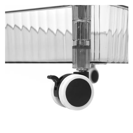 ชั้นวางของ 4 ชั้น STACKO BREIS 43.5x29x87 ซม. สีใส_4