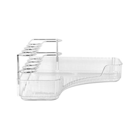 ชั้นเข้ามุมเก็บเครื่องสำอาง STACKO BREIS 25.5x25.5x11 ซม. สีใส_2