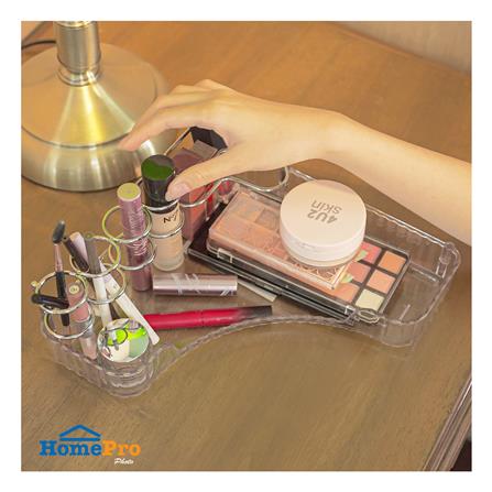 ชั้นเข้ามุมเก็บเครื่องสำอาง STACKO BREIS 25.5x25.5x11 ซม. สีใส_5