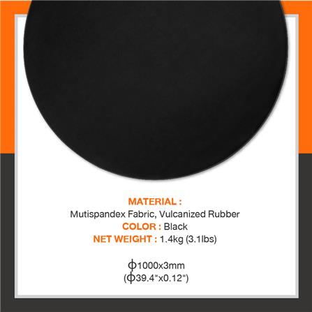 พรมรองเก้าอี้ ERGOTREND ARENA สีดำ_5