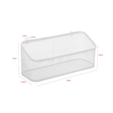 ตะกร้า (A) STACKO EZY 28x11.8x12 ซม. สีขาว_7