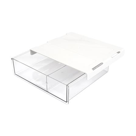 กล่องลิ้นชักใต้โต๊ะ STACKO SIZE M 23.9x21.5x6.5 ซม. สีใส_2