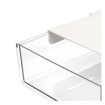 กล่องลิ้นชักใต้โต๊ะ STACKO SIZE S 21.4x16.9x6.5 ซม. สีใส_4