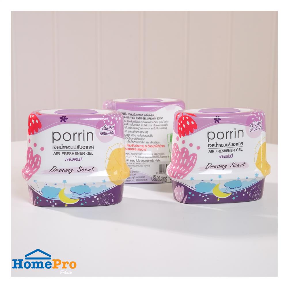 เจลปรับอากาศ PORRIN DREAMY 180 กรัม แพ็ก 3 ชิ้น