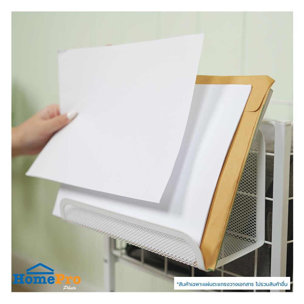 แผ่นตะแกรงวางเอกสาร STACKO EZY 28x11.3x14.8 ซม. สีขาว