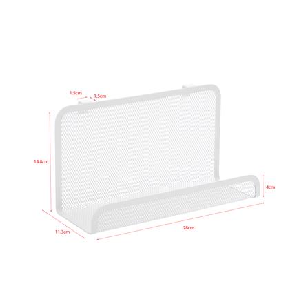 แผ่นตะแกรงวางเอกสาร STACKO EZY 28x11.3x14.8 ซม. สีขาว_7