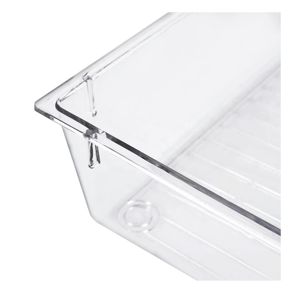 ถาดจัดเก็บของ STACKO BREIS 22x14.5x4.5 ซม. (4 ชิ้น) สีใส