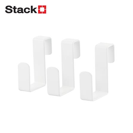 ขอแขวนเดี่ยว STACKO EZY 1.5x4.5x5 ซม. สีขาว แพ็ก 3 ชิ้น_1