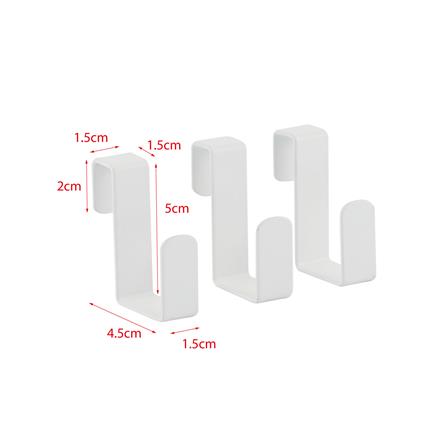 ขอแขวนเดี่ยว STACKO EZY 1.5x4.5x5 ซม. สีขาว แพ็ก 3 ชิ้น_6