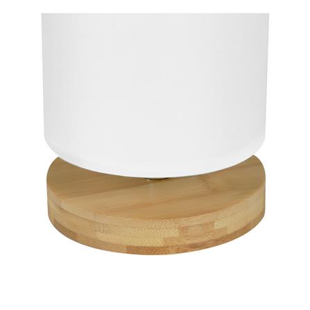 ไฟตั้งโต๊ะ CARINI A371L สีขาว/ลายไม้_2