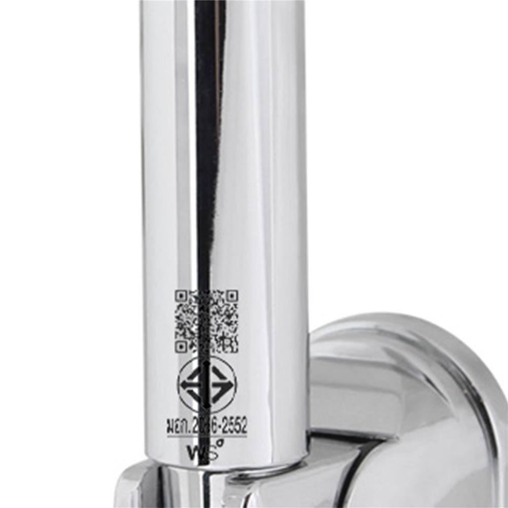 ชุดฝักบัวสายอ่อน 1 ระดับ WS WHS-4100 สีโครม