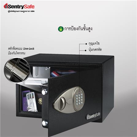 ตู้นิรภัย SENTRYSAFE X125 สีดำ_2
