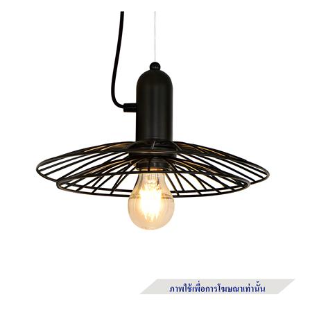 ไฟช่อ CARINI P190425 สีดำ 1 หัว_2