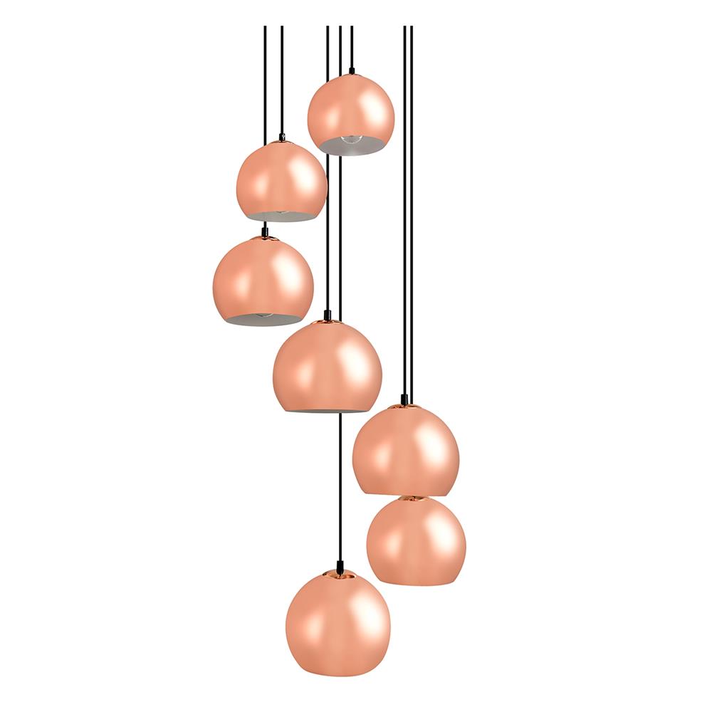 ไฟช่อ CARINI P160722-7 สีโรสโกลด์ 7 หัว