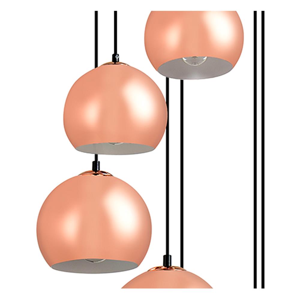 ไฟช่อ CARINI P160722-7 สีโรสโกลด์ 7 หัว