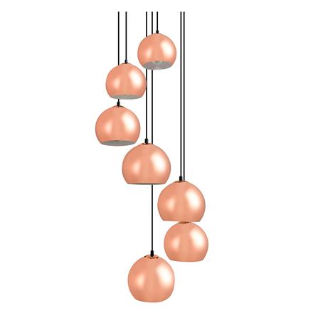 ไฟช่อ CARINI P160722-7 สีโรสโกลด์ 7 หัว_1