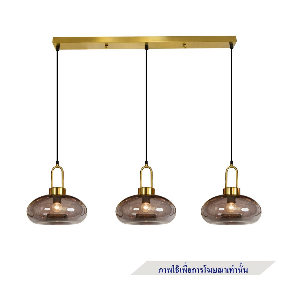 ไฟช่อ CARINI P170814-3 สีดำ/ทอง 3 หัว