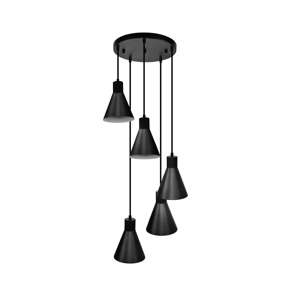 ไฟช่อ CARINI P180872-5 สีดำ 5 หัว