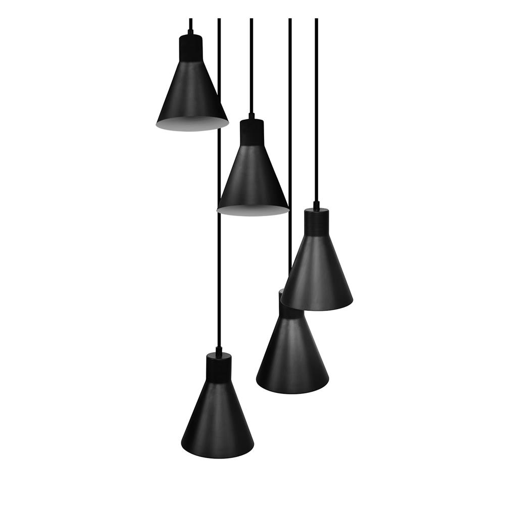 ไฟช่อ CARINI P180872-5 สีดำ 5 หัว