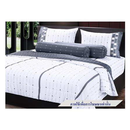 ชุดผ้าปูที่นอน 6 ฟุต 6 ชิ้น STEVENS COTTON FRESH SATEEN HR09_0