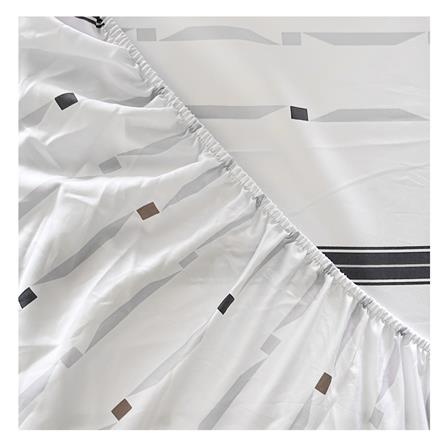 ชุดผ้าปูที่นอน 6 ฟุต 6 ชิ้น STEVENS COTTON FRESH SATEEN HR09_2