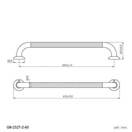 ราวมือจับ WS GB-2327-2-60 60 ซม._1