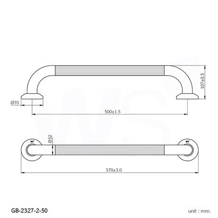 ราวมือจับ WS GB-2327-2-50 50 ซม._1