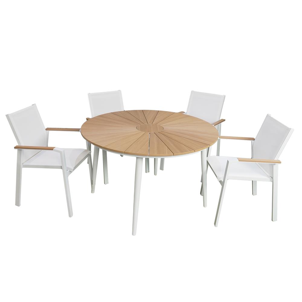 ชุดสนาม 4 ที่นั่ง BENETTA LADONNA สีขาว