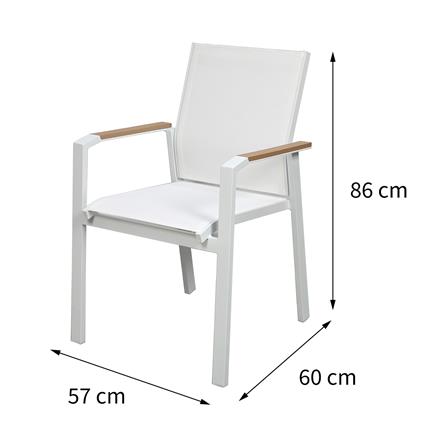 ชุดสนาม 4 ที่นั่ง BENETTA LADONNA สีขาว_12