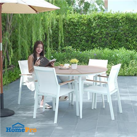 ชุดสนาม 4 ที่นั่ง BENETTA LADONNA สีขาว_7