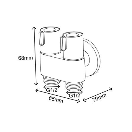 สต๊อปวาล์ว 2 ทาง RASLAND RA C322-C5678_4