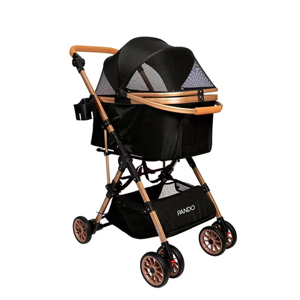 รถเข็นสำหรับสัตว์เลี้ยง PANDO SECOND GENERATION สีดำ