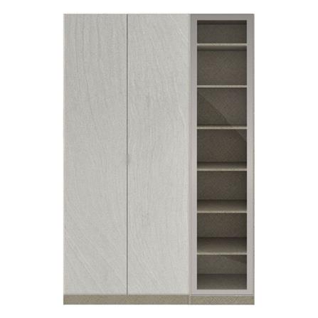 ตู้เสื้อผ้า 3 บานเปิด SB BUILT IN WARDROBE PLUS 59061128 150 ซม. สีเทา