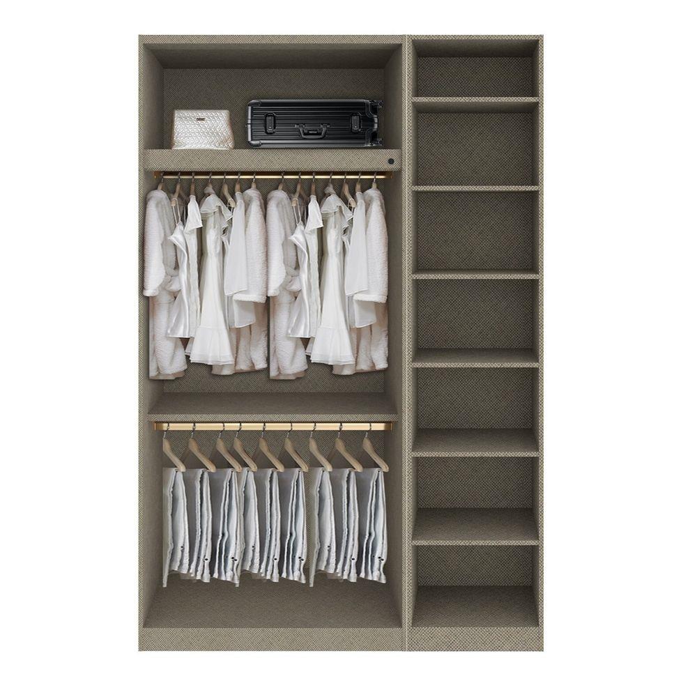 ตู้เสื้อผ้า 3 บานเปิด SB BUILT IN WARDROBE PLUS 59061126 150 ซม. สีครีม