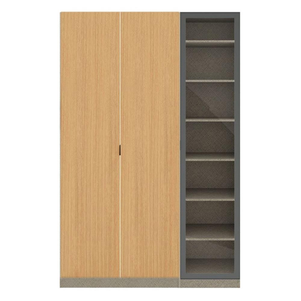 ตู้เสื้อผ้า 3 บานเปิด SB BUILT IN WARDROBE PLUS 59061122 150 ซม. สีไม้อ่อน