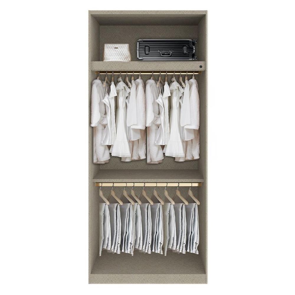 ตู้เสื้อผ้า 2 บานเปิด SB BUILT IN WARDROBE PLUS 59061133 100 ซม. สีขาว