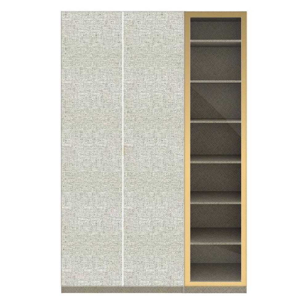 ตู้เสื้อผ้า 3 บานเปิด SB BUILT IN WARDROBE PLUS 59061125 150 ซม. สีเทา